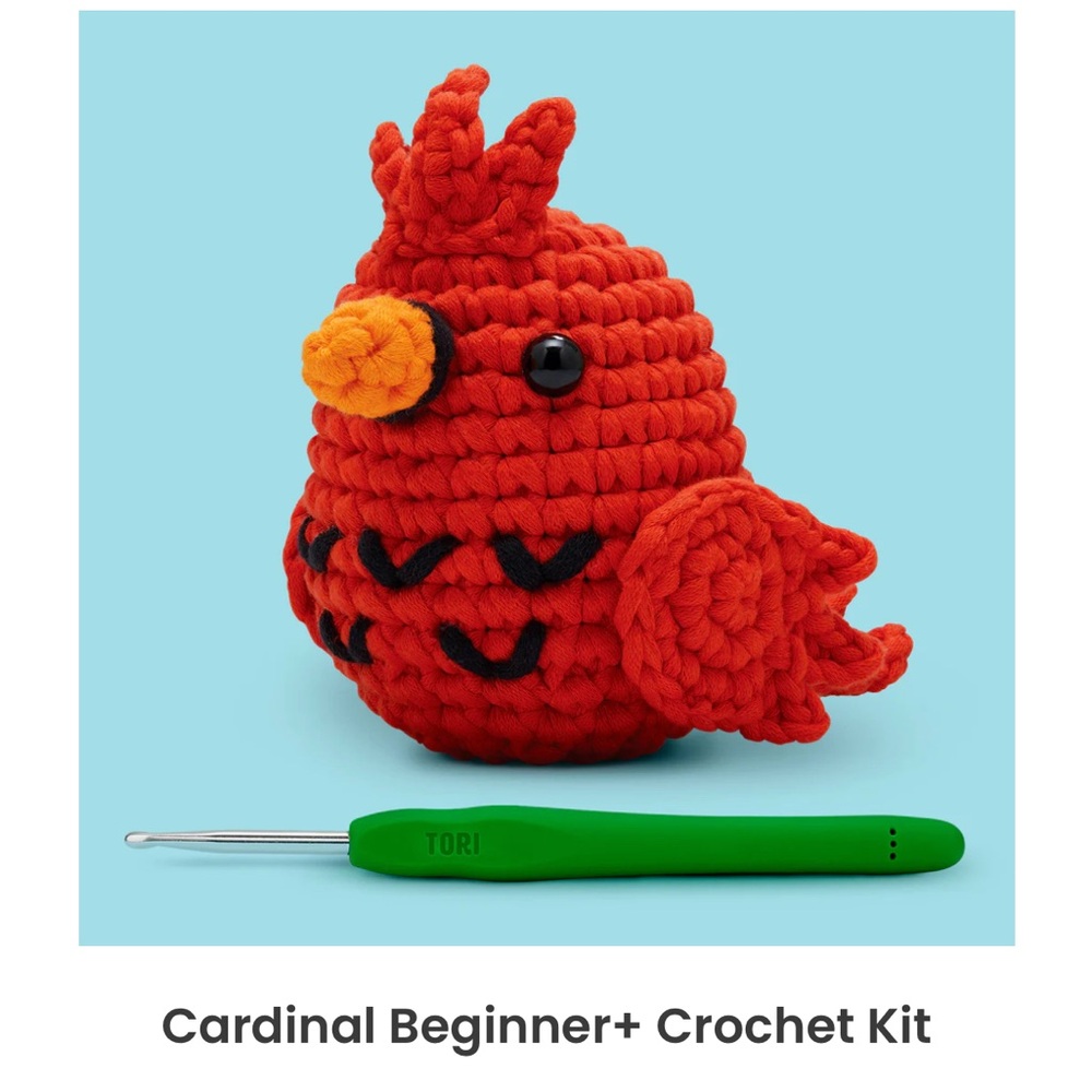 Woobles 2024 Advent Calendar Tori the Cardinal Kit